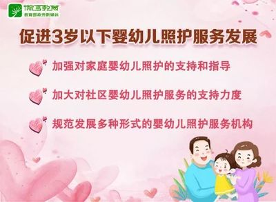 定了！国办发文，今后3岁以下婴幼儿照护服务将迎来大变化
